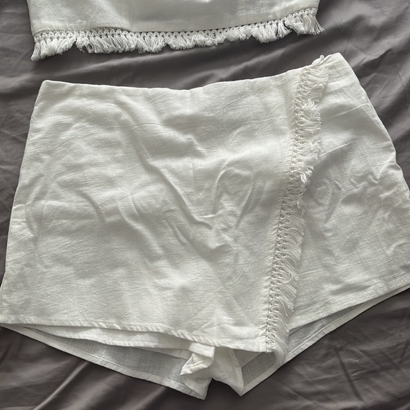 White Two-Piece Set - Picture 3 of 5